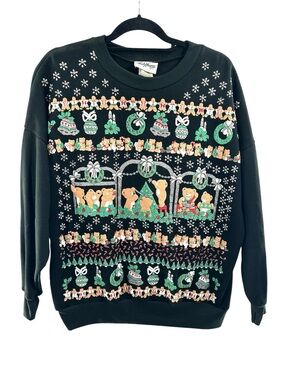 Vintage 90's Deadstock "Ugly" Christmas Crewneck Sweater Made in the USA